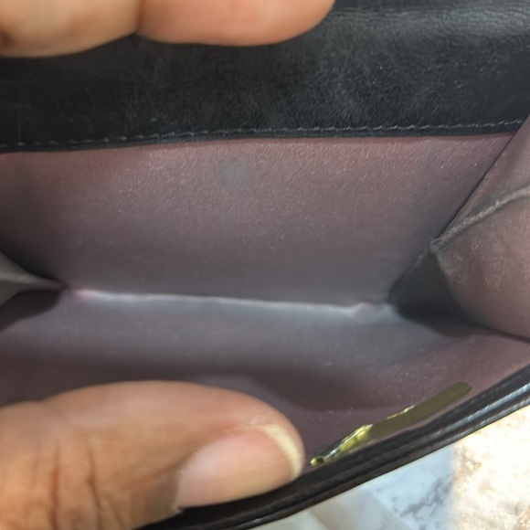 Chanel camellia Black Leather Wallet - Picture 7 of 9